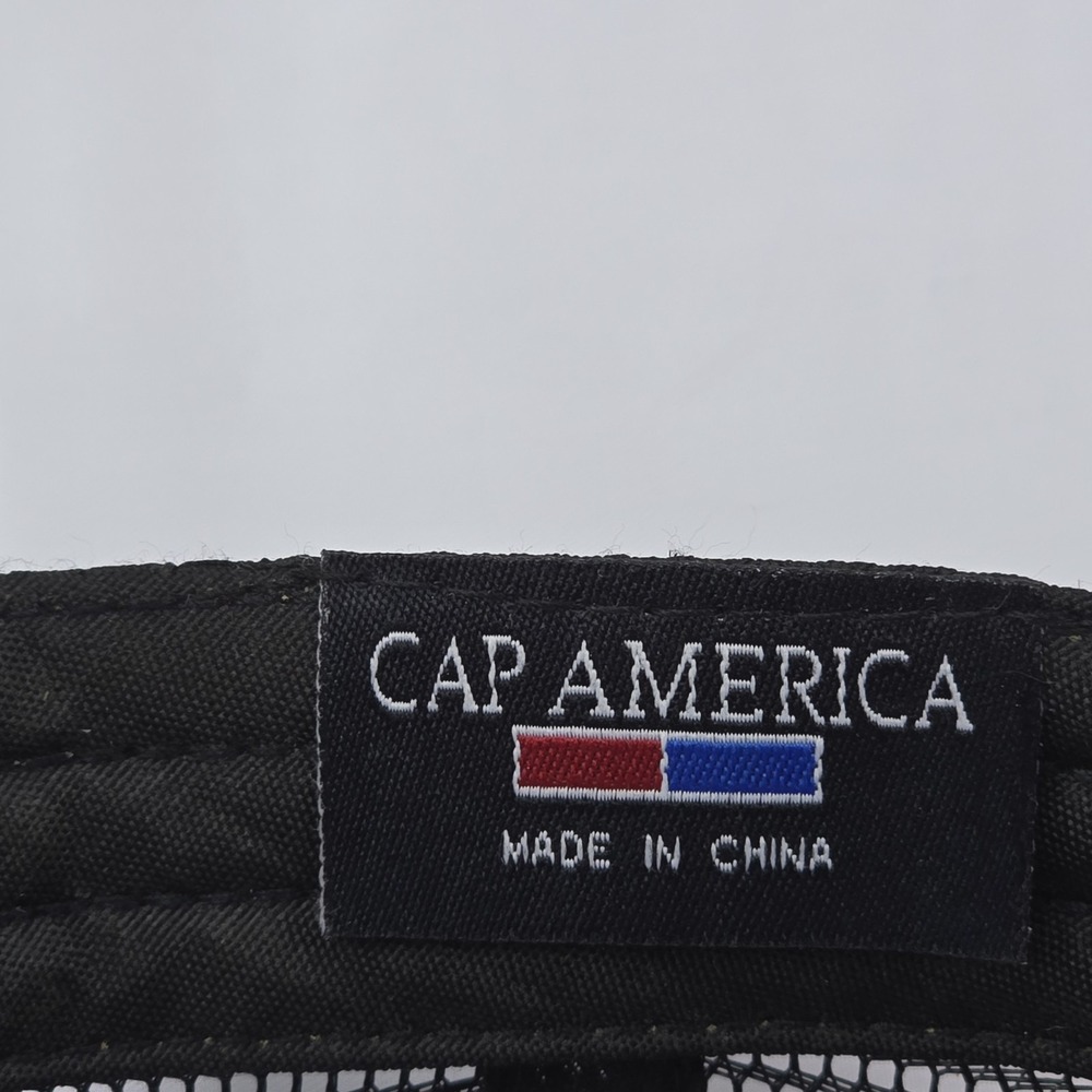 Kawasaki Engines Mesh Trucker Hat Adjustable Snapback Cap Adult Black White - Picture 4 of 4